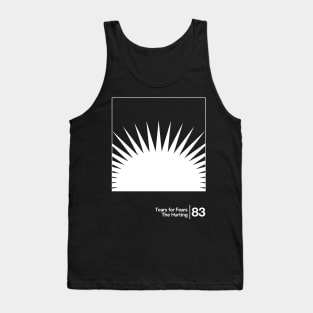 Tears For Fears - The Hurting / Minimalist Graphic Artwork Tank Top